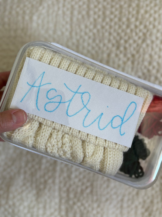 Vintage Knit Stocking - DIY Kit