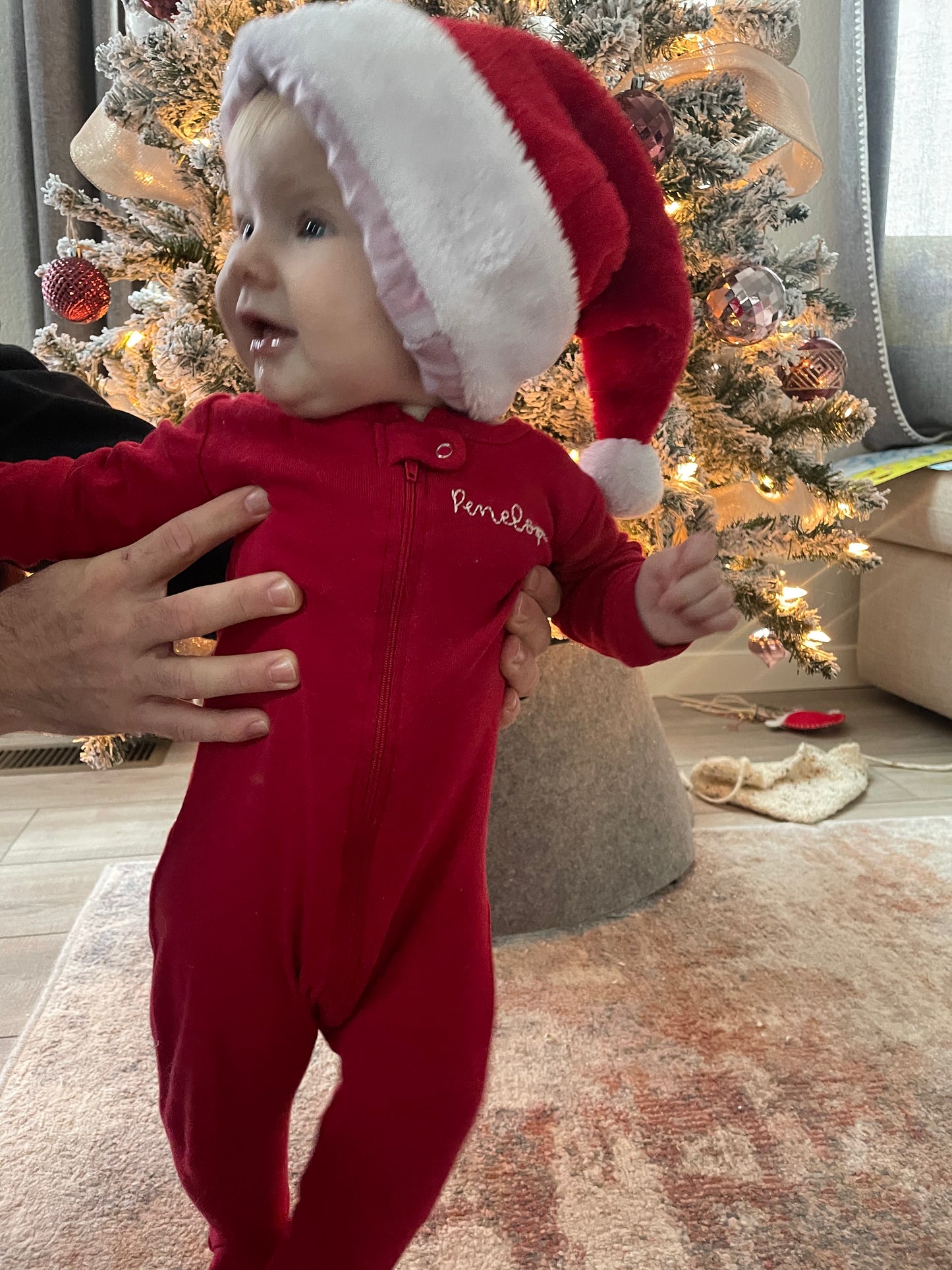 Holiday Pajamas - Footed Zipper Onesie