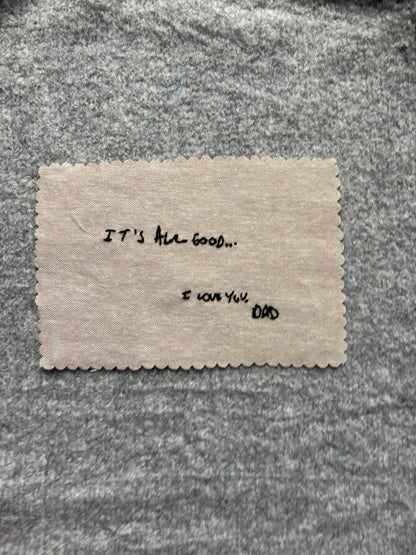 Hand Embroidered Keepsake Note