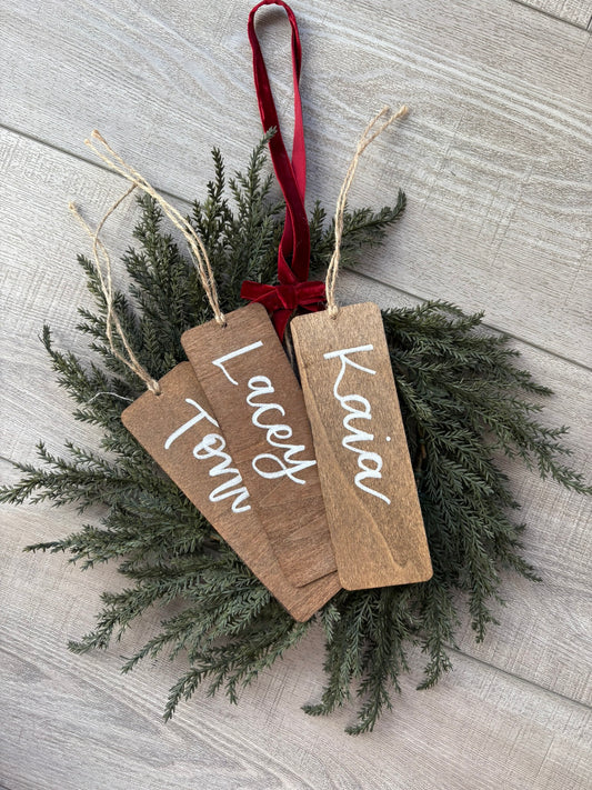 Handlettered Wooden Bookmark