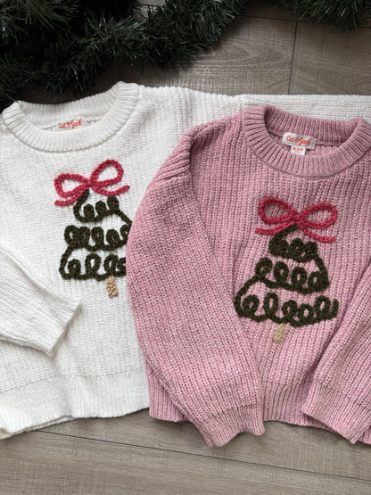 Whimsical Christmas Tree Sweater