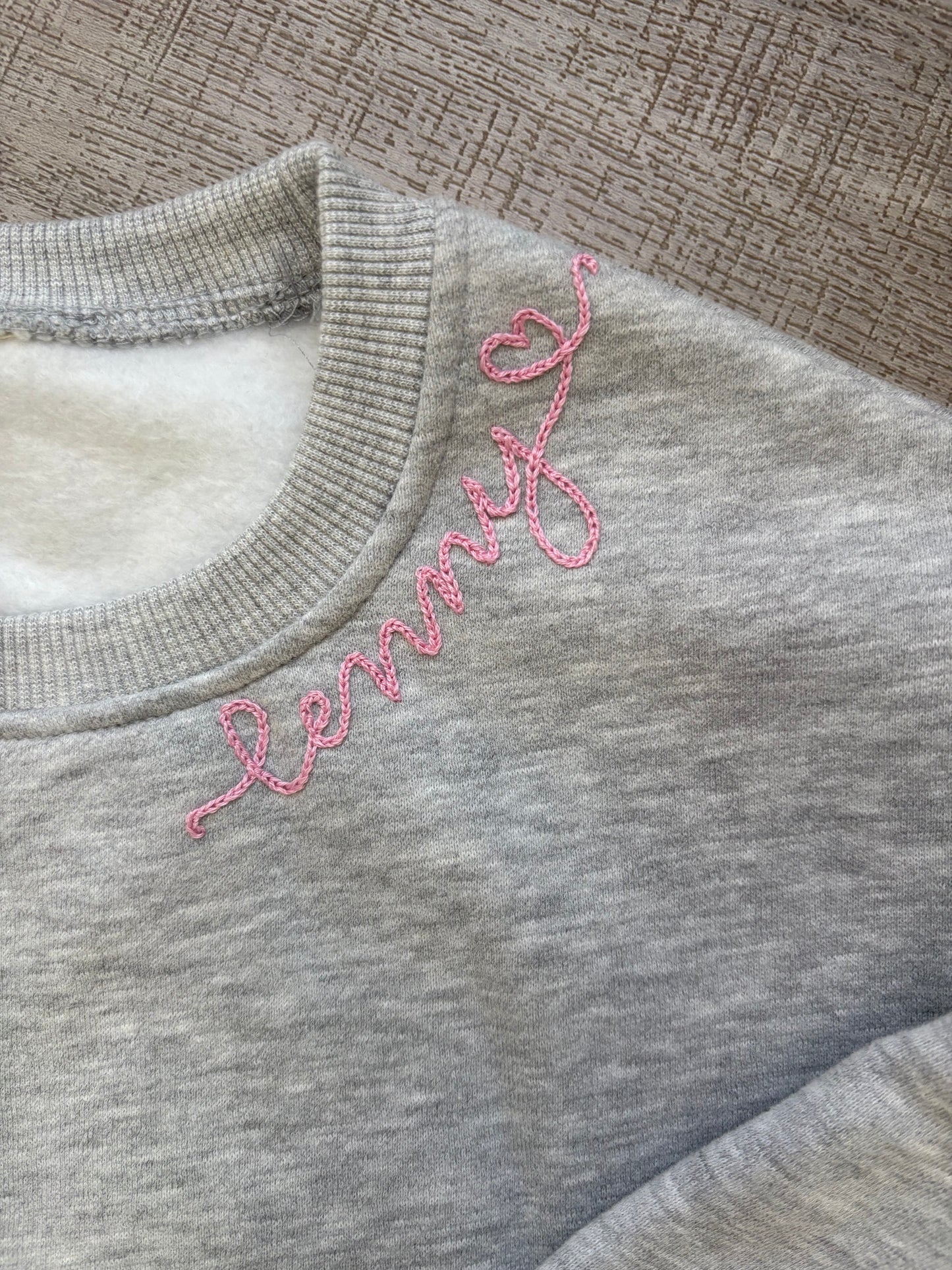 Valentine Name Sweatshirt