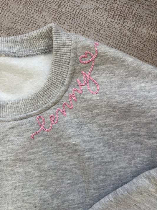 Valentine Name Sweatshirt